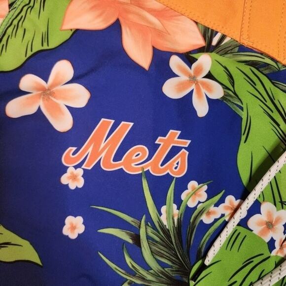 Men's New York Mets Summer Hurley x '47 Royal Phantom Tailgate Swim Shorts - Picture 3 of 10